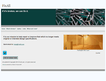 Tablet Screenshot of fixall.com